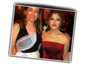 Una Jackman, Bernadette Peters. Drama league Centennial Celebration November 23,2015